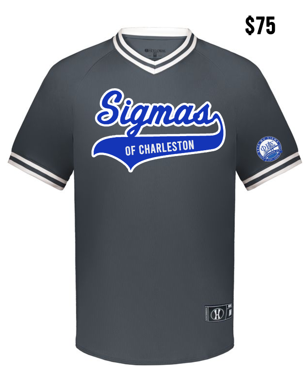 Sigmas of Charleston Retro Baseball Jersey McKelvey T Shirt Company