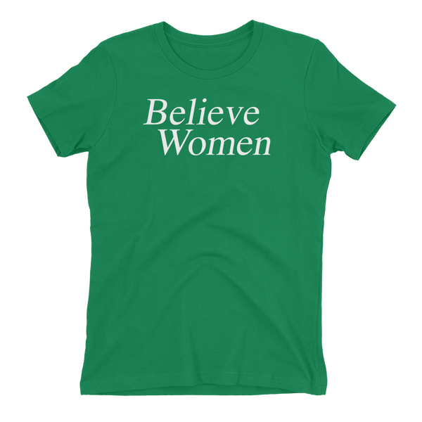 Believe Women Fitted Women's t-shirt