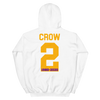 Angel Crow with 2 on Back Unisex Hoodie