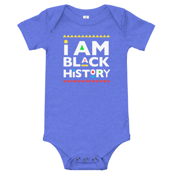 I AM BLACK HISTORY Baby onesie