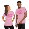 Stomp Out Breast Cancer - Pink Design - Short-Sleeve Unisex T-Shirt