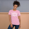 Stomp Out Breast Cancer - White Design - Short-Sleeve Unisex T-Shirt