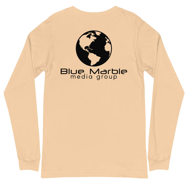 Blue Marble Media Group Unisex Long Sleeve Tee Black
